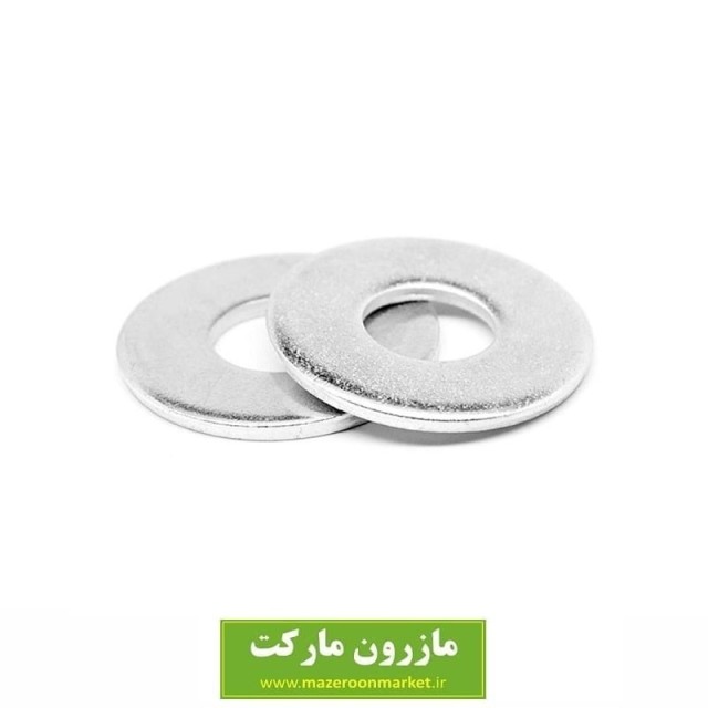 واشر تخت فلزی شماره ۲۴×۸ دور پهن SIT بسته ۲۰ عددی SWF-004