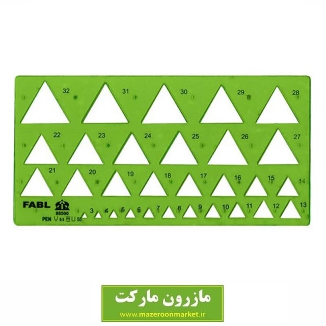 شابلون مثلث Fabl فابل FB415 کد: OSL-002