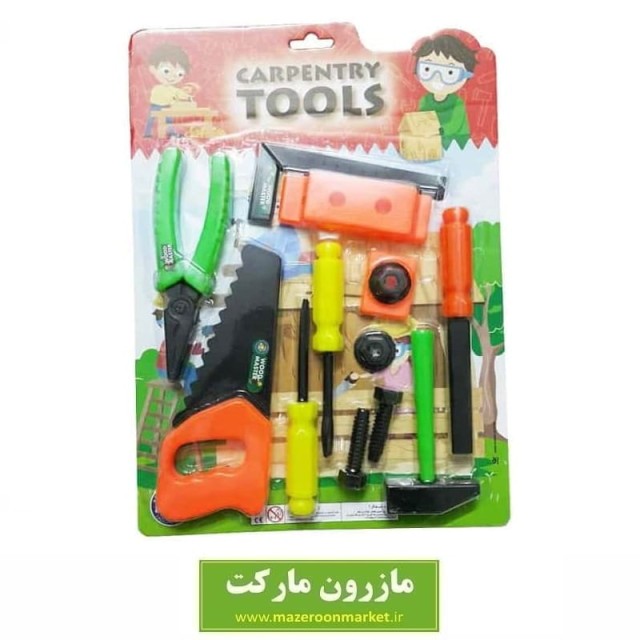 ست ابزار اسباب بازی نجاری کودکان ۱۲ عددی سایز متوسط