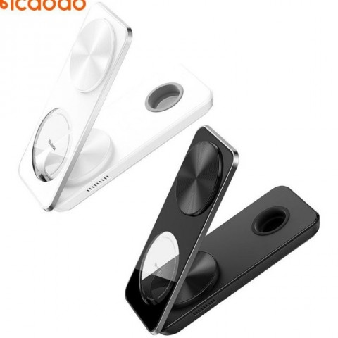 استند و شارژر وایرلس مگنتی سه کاره  مدل CH-1151