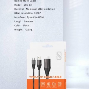 SHC-02 کابل تایپ سی به HDMI  اسلیکتو