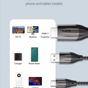 SHC-02 کابل تایپ سی به HDMI  اسلیکتو