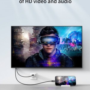 SHC-02 کابل تایپ سی به HDMI  اسلیکتو