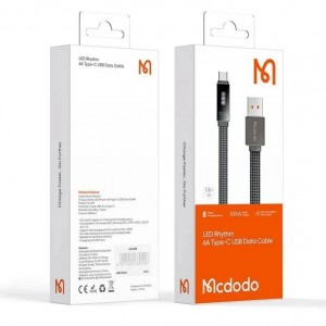 کابل شارژ سریع USB به تایپ سی 100 وات مک دودو مدل MCDODO CA-4980 طول 1.2متر