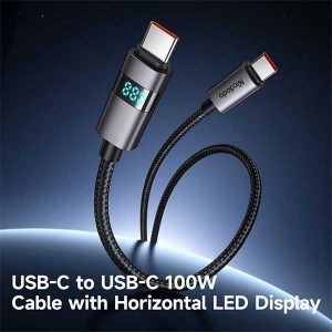 کابل Type-C مک دودو مدل CA-5610 LED طول 1.2 متر