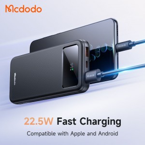 پاوربانک تایپ سی و یو اس بی 22.5 وات 10000 مک دودو MC-4220