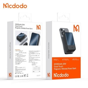 پاور بانک 20000 برند MCDOD مدل MC-5021 ( PD 20W ) وایرلس مگنتی