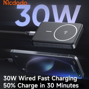 پاوربانک وایرلس 10000 مگنتی مدل MC-7810