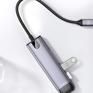 هاب شارژر تایپ سی 6 پورت مک دودو  HU-7740 6 in 1 USB-C HUB
