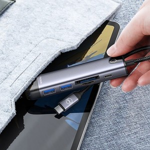 هاب شارژر تایپ سی 6 پورت مک دودو  HU-7740 6 in 1 USB-C HUB