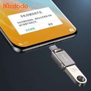 تبدیل OTG تایپ سی به USB مک دودو مدل OT-8730
