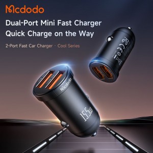 شارژر فندکی 2 پورت 15.5وات مک دودو مدل MCDODO CC-2950