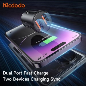 شارژر فندکی 2 پورت 15.5وات مک دودو مدل MCDODO CC-2950