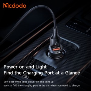 شارژر فندکی 2 پورت 15.5وات مک دودو مدل MCDODO CC-2950