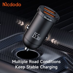 شارژر فندکی 2 پورت 15.5وات مک دودو مدل MCDODO CC-2950
