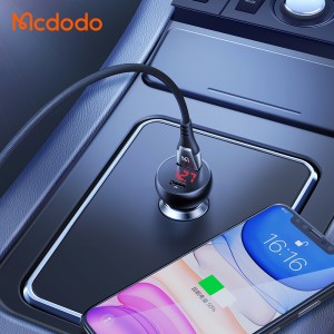 شارژر فندکی سوپر فست شارژ 30 واتی 5 آمپر مک دودو مدل  CC-6810