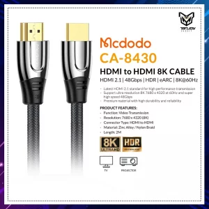 کابل HDMI مکدودو مدل CA-8430 طول 2 متر