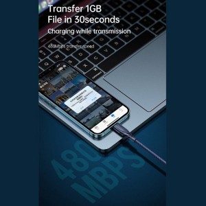 کابل شارژ  تایپ سی به لایتنینگ مدل CA-8460