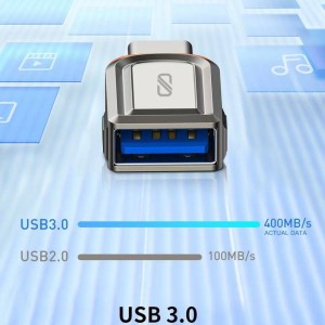 OTG مبدل USB-A 3.0  به TYPE-C (اندروید)