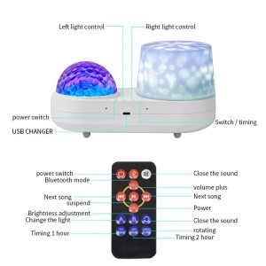 چراغ خواب پروژکتور اقیانوس LED دار مدل Sky Night Light