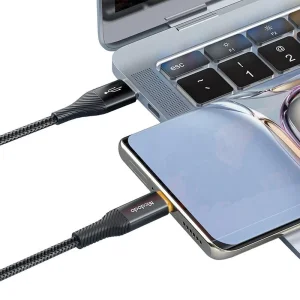 کابل شارژ USB  به لایتنینگ (آیفون)  مکدودو مدل CA-2370 طول 1.2 متر دارای قطع کن اتوماتیک