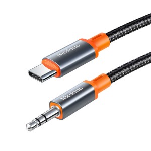کابل فنری تبدیل USB-C به AUX مک دودو mcdodo مدل CA-0900 طول 1.8 متر