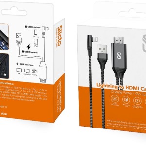 کابل تبدیل لایتنینگ به HDMI مدل SHC01 برند اسلیکتو SLICTO