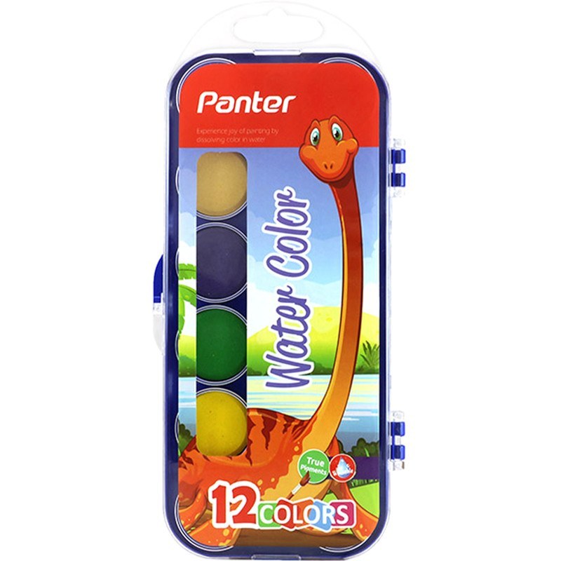 آبرنگ پنتر مدل  12 رنگ با قلمو