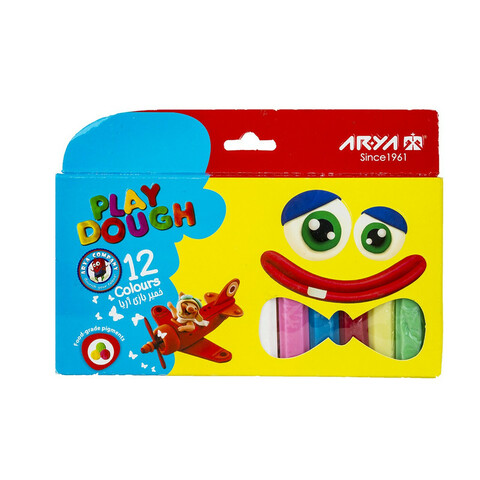 خمیربازی 12 رنگ آریا