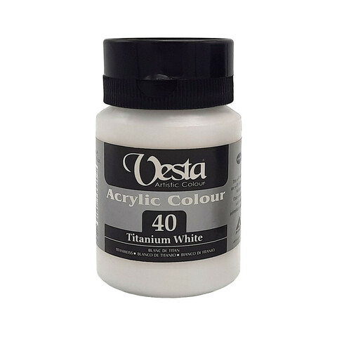 رنگ اکریلیک وستا حجم 250 میلی لیتر