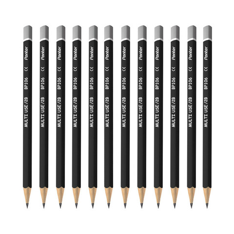 مداد مشکی پنتر مدل BP106 بسته 12 عددی