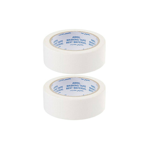 چسب کاغذی آبریل مدل 16yard عرض 4 سانتی متر بسته 2 عددی
