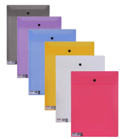 پوشه دکمه دار پاپکو مدل ارکید  A4-117