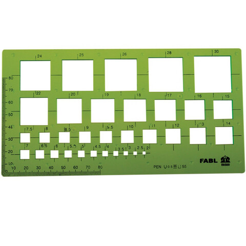 شابلون مربع فابل کد FB417