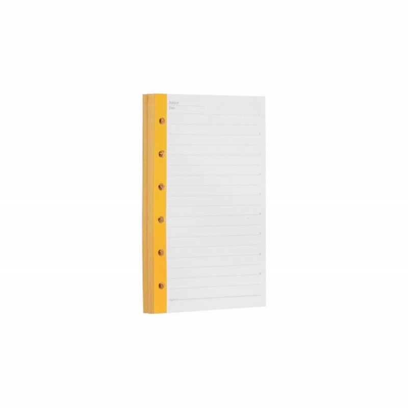 اوراق دفتر یادداشت قفل فلزی پاپکو مدل 6 سوراخ