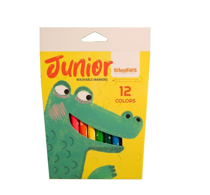 ماژیک نقاشی12رنگ جونیور اسکول فنز کد922201