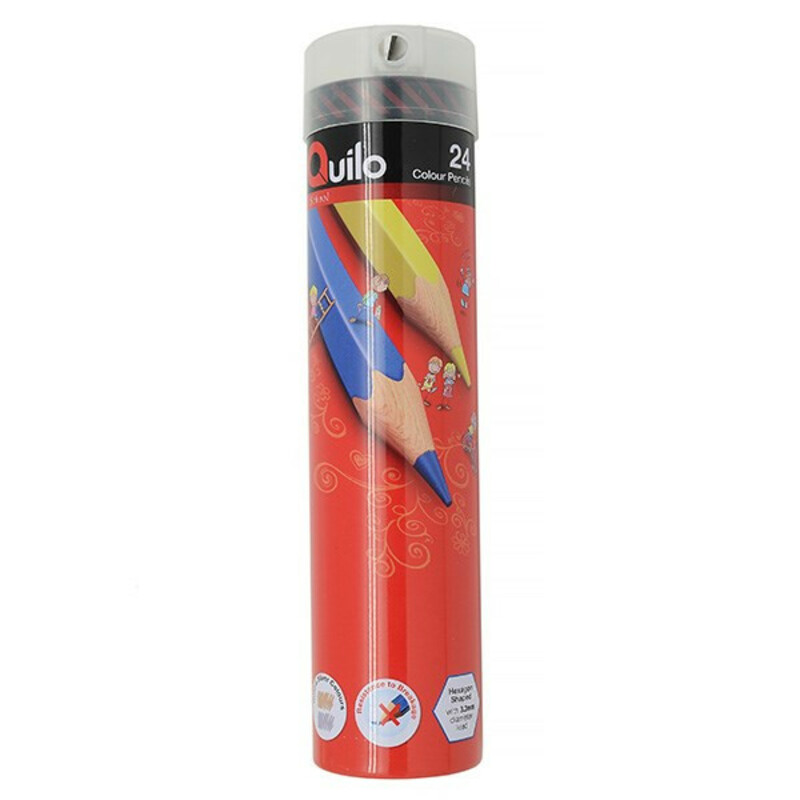 مداد رنگی 24 رنگ کوییلو مدل استوانه ای  کد 634010