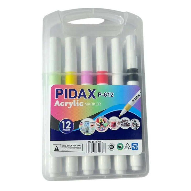 ماژیک اکریلیک پیداکس بسته 12 عددی