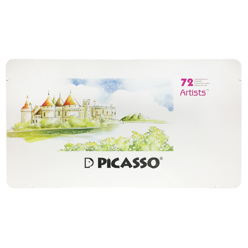 مداد رنگی 72 رنگ پیکاسو جعبه فلزی