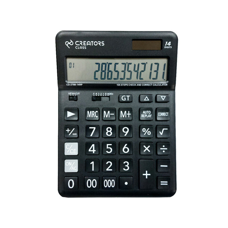 ماشین حساب سی کلاس کریتورز مدل CD-2788-14RP رنگ مشکی