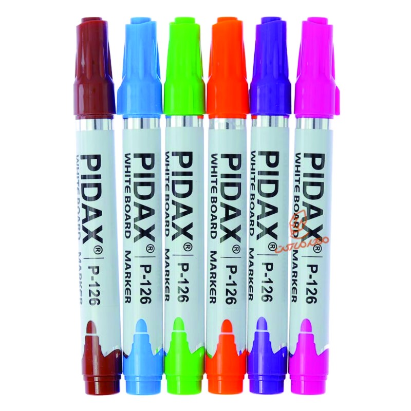 ماژیک وایت برد 6 رنگ P-126 پیداکس PIDAX