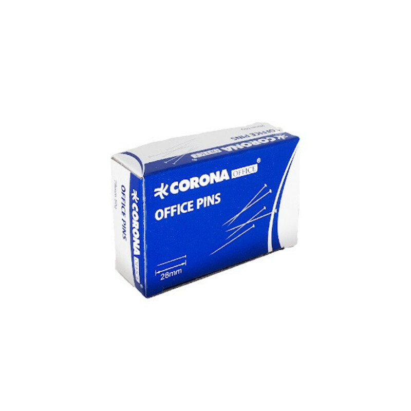 سوزن ته گرد کرونا مدل corona office pins 28 mm 50g