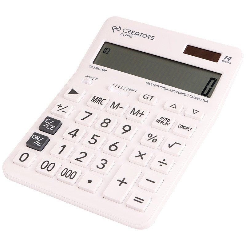 ماشین حساب سی کلاس کریتورز مدل CD-2788-14RP رنگ سفید