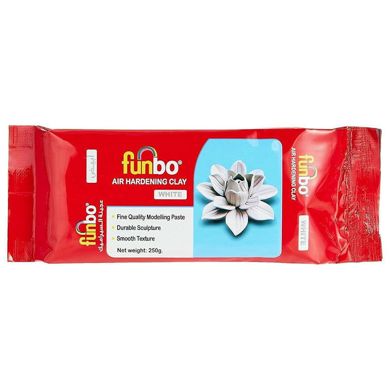 خمیر مجسمه‌سازی فانبو مدل هواخشک کد FO-AHC-250-WE
