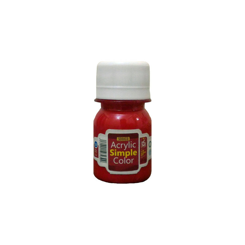 رنگ اکریلیک سوداکو مدل Simple حجم 30 میلی لیتر (رنگ بندی)