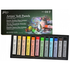 پاستل گچی 12 رنگ گالری مدل mungyo softpastel