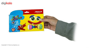 خمیربازی 12 رنگ آریا