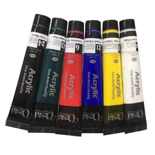 رنگ اکریلیک وستا   بسته 6 عددی حجم 21 میلی لیتر