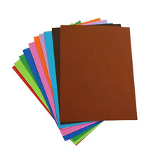 فوم رنگی ساده  a4  بسته 10 عددی