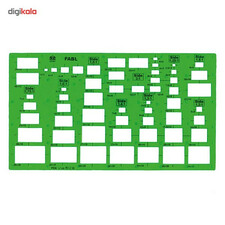 شابلون مستطیل فابل کد FB417